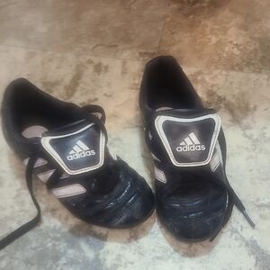 Adidas Black and White Sports Shoes